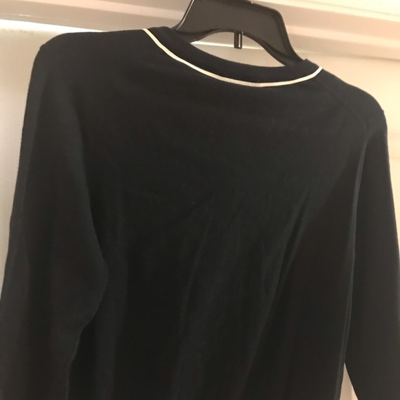 Banana Republic Black Cardigan with Floral Design - Picture 6 of 7